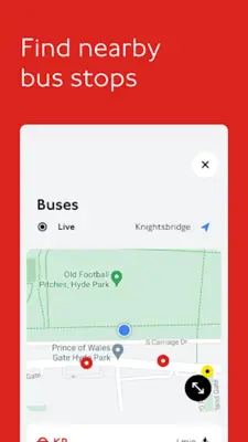 TfL Go Live Tube, Bus & Rail android App screenshot 1