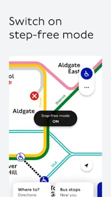 TfL Go Live Tube, Bus & Rail android App screenshot 5